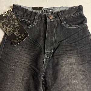 Old Skool Boys Jeans Size 5 Denim Pants‎ with White Stitching